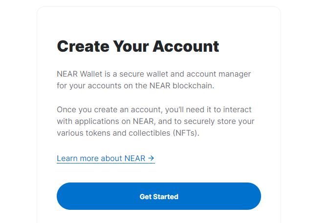 Near Create account